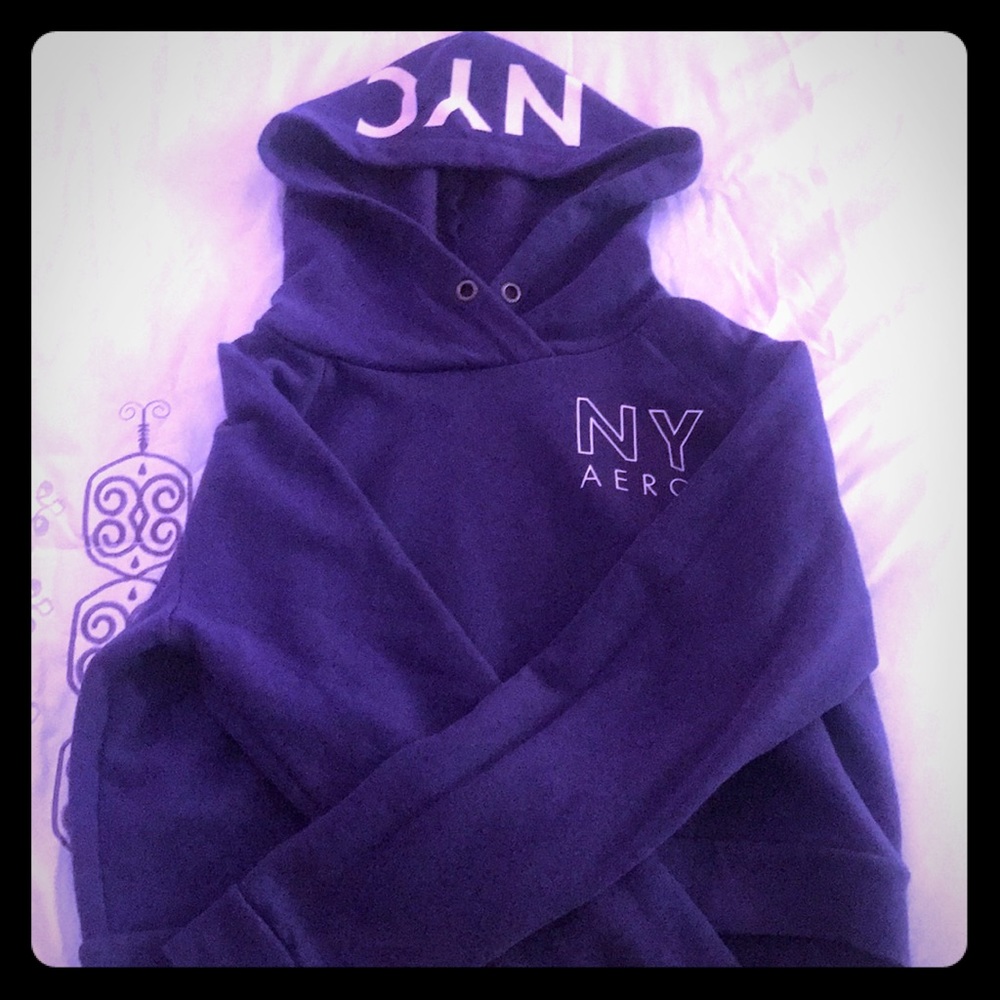NYC Aeropostale cropped hoodie